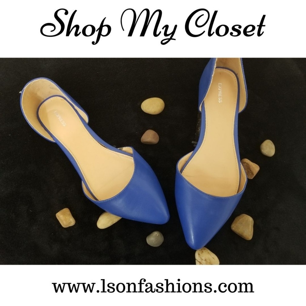 Express Cobalt Blue Flats